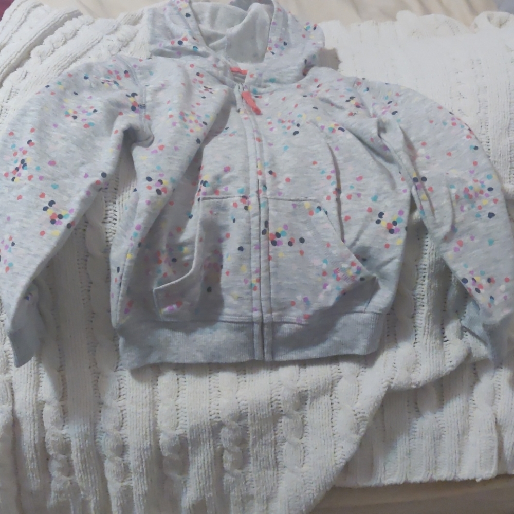 Girls zip up sweater